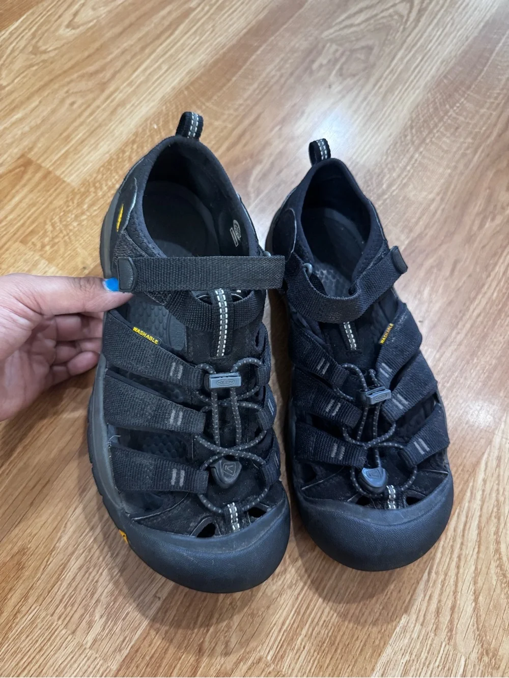 Keen Men’s Black Closed-Toe Sport Sandals
